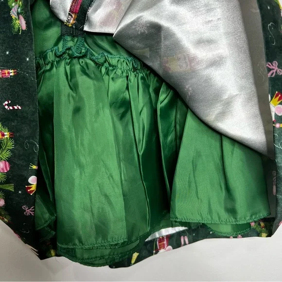 Bonnie Jean Nutcracker Holiday Dress with Bow Sash - Picture 6 of 9